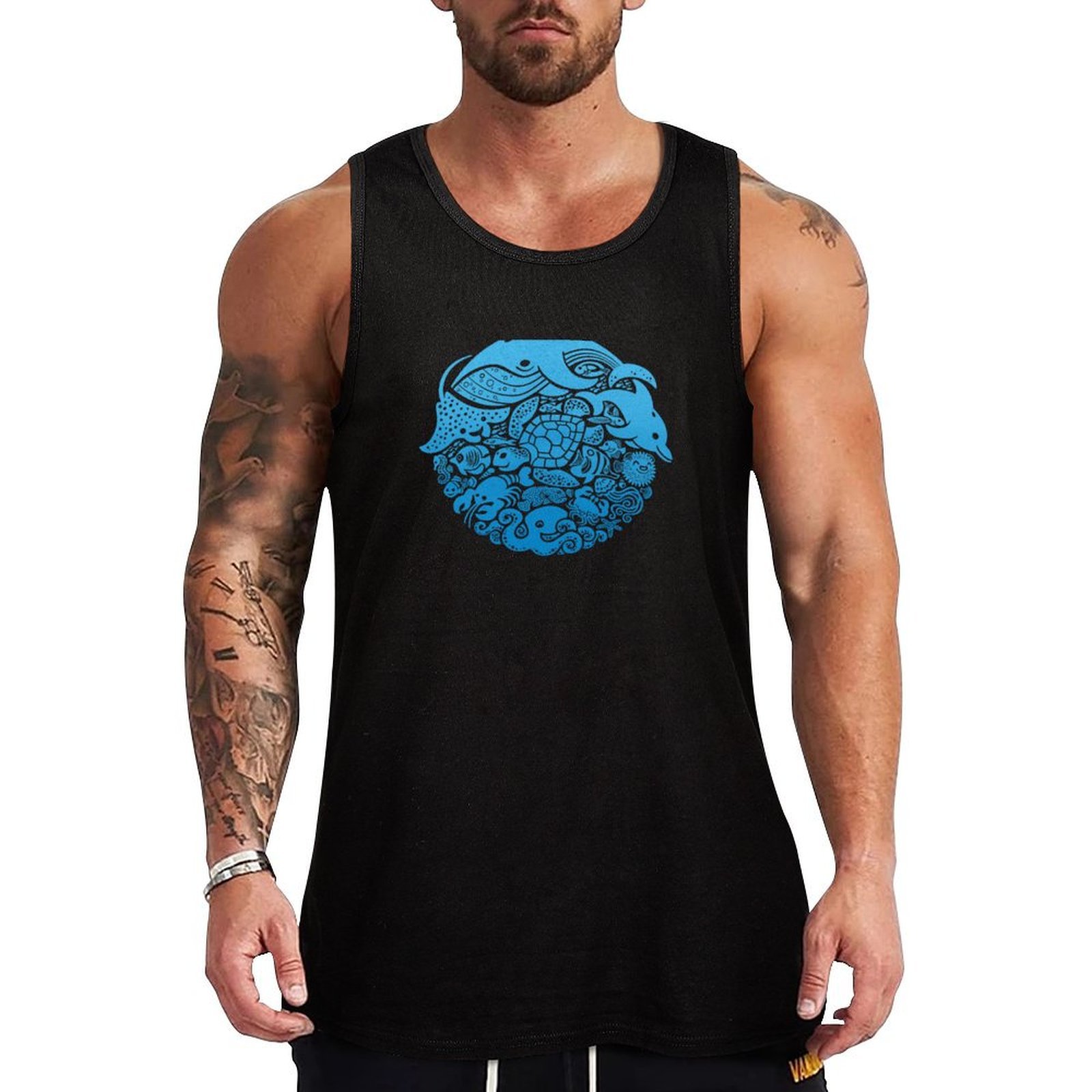 Aquatic Blues Tank Top Lightwe - Us Aquatic Sports ulasan dan harga