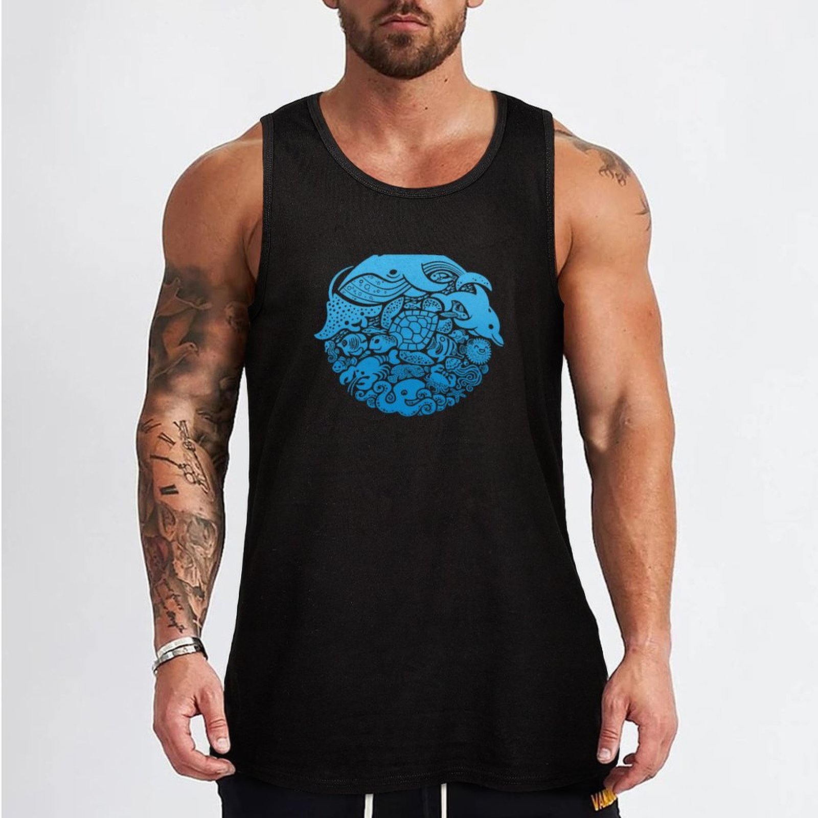 Aquatic Blues Tank Top Lightwe - Us Aquatic Sports ulasan dan harga