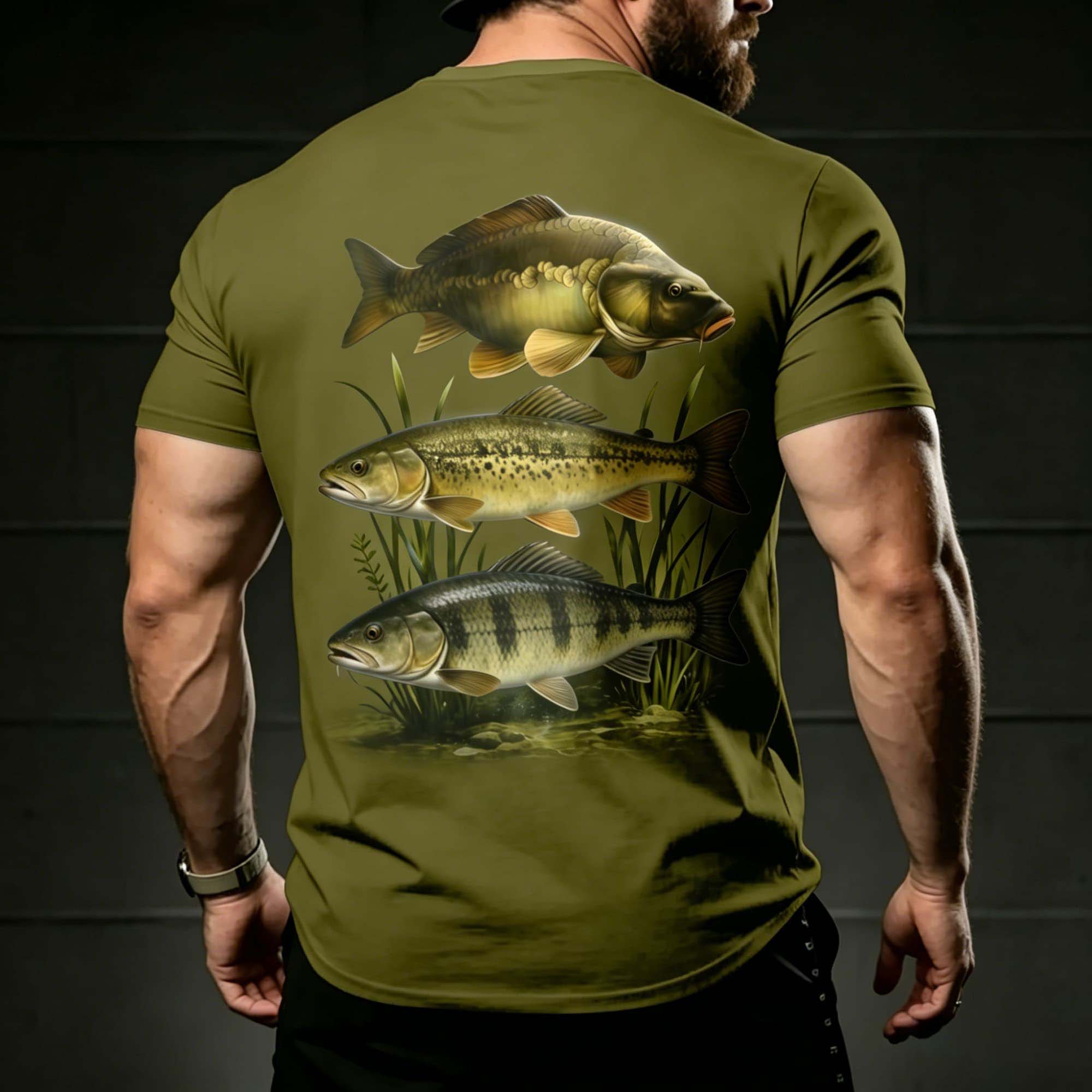 Men Army Green Freshwater Fish - Us Aquatic Sports ulasan dan harga