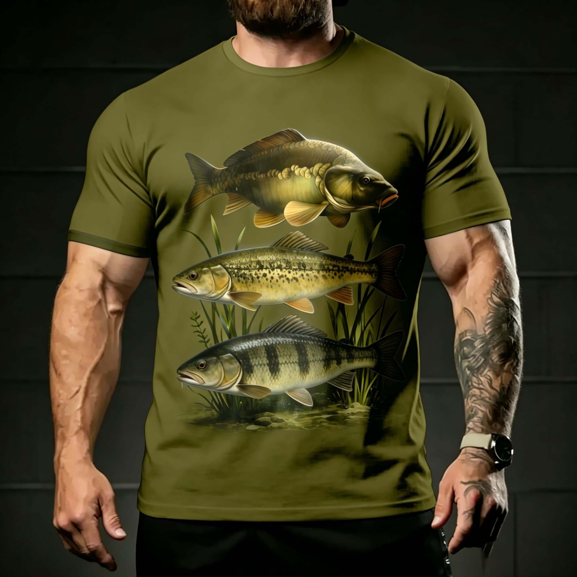 Men Army Green Freshwater Fish - Us Aquatic Sports ulasan dan harga