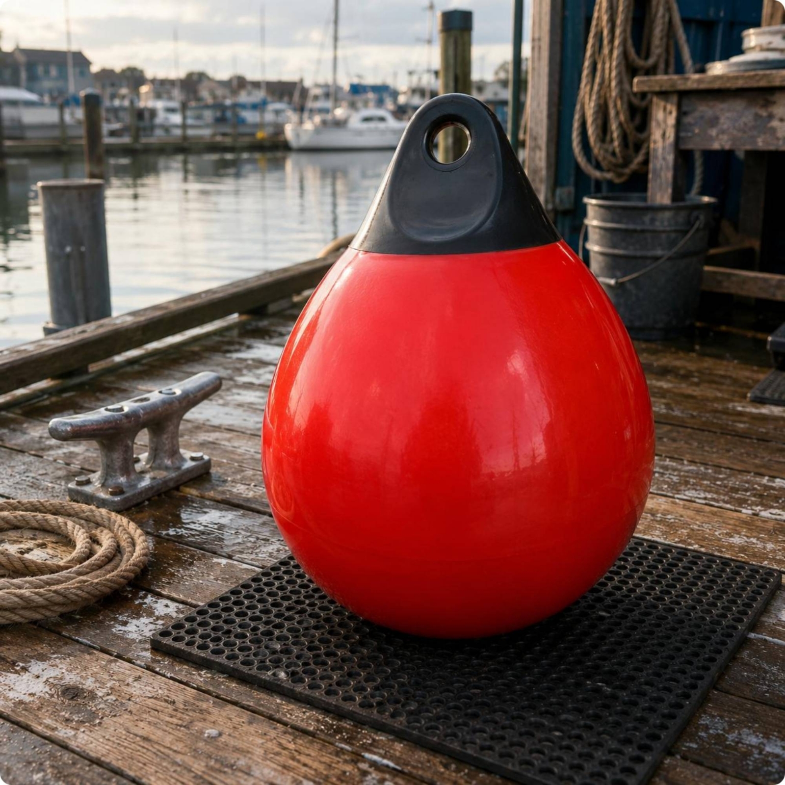 High Visibility Glossy Red Tea - Swim Buoy Open Water ulasan dan harga