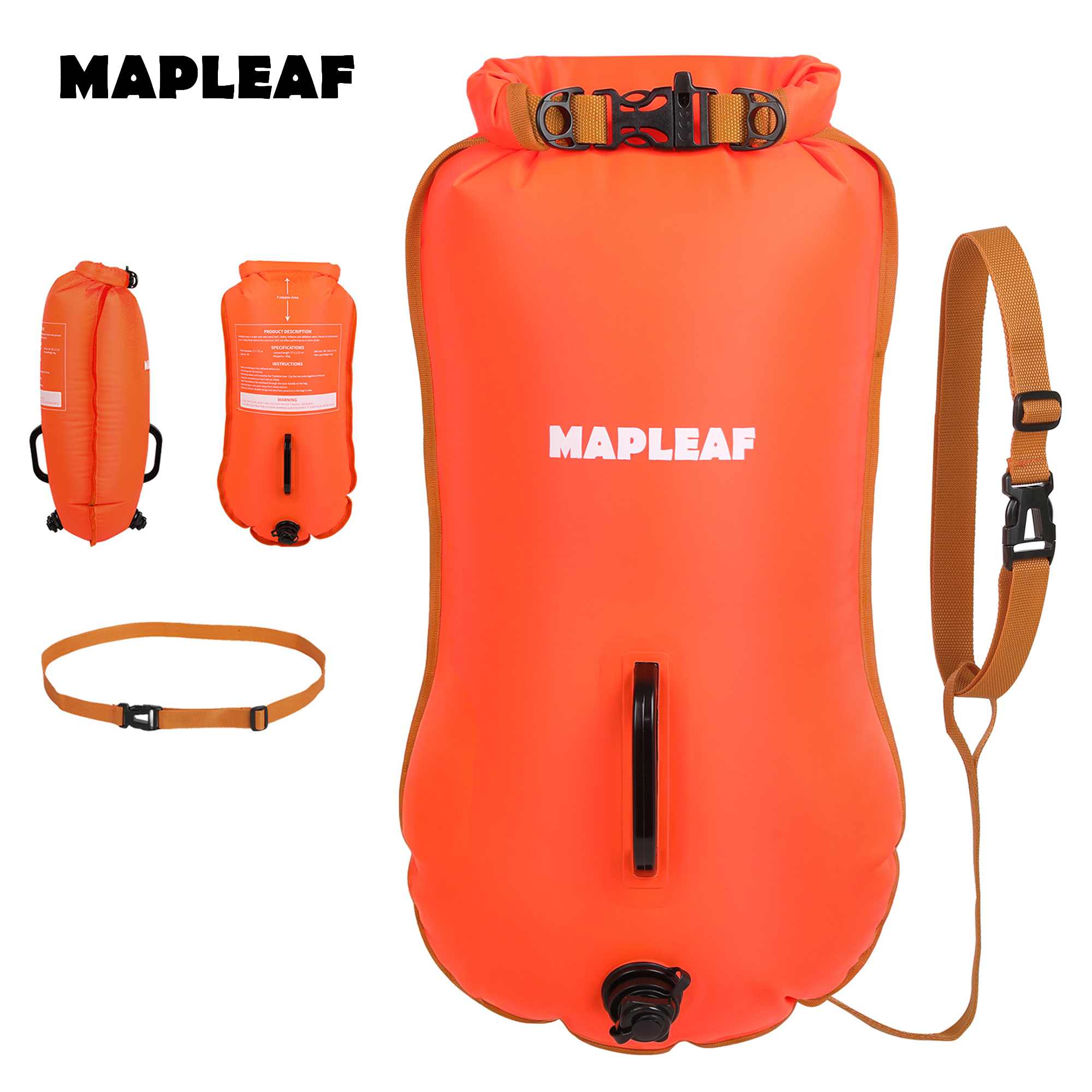 MAPLEAF Swimming Buoy Tow Floa - Swim Buoy Open Water ulasan dan harga